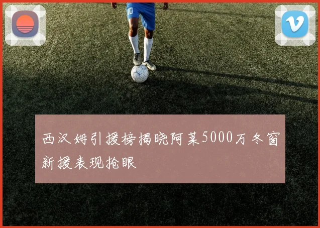 西汉姆引援榜揭晓阿莱5000万冬窗新援表现抢眼